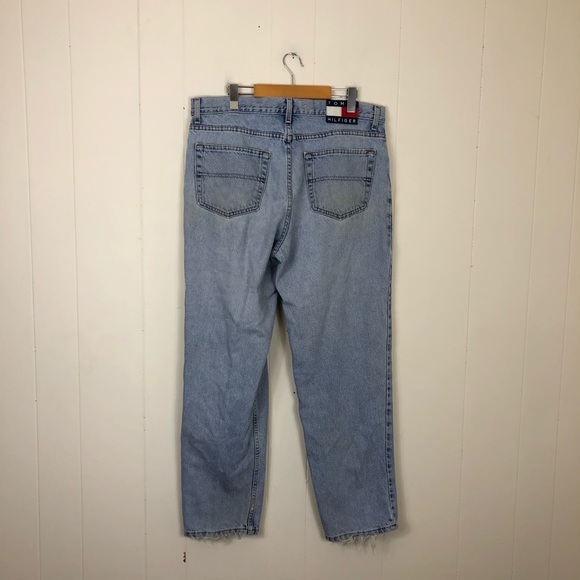 Vintage Tommy Hilfiger Light Wash Jeans Sz 34 - Picture 7 of 11